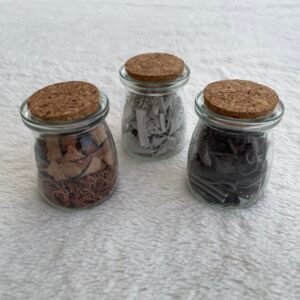 Fiole de décoration "Empreintes"