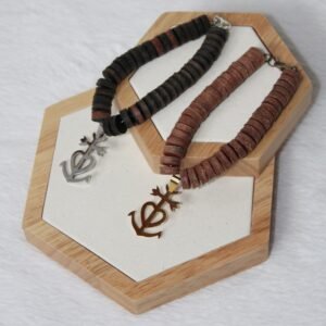 Bracelet "Perle de cuir"